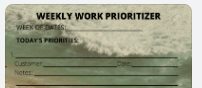Weekly Work Prioritizer