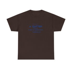 I'm Not A Quitter - blue letters Unisex Heavy Cotton Tee