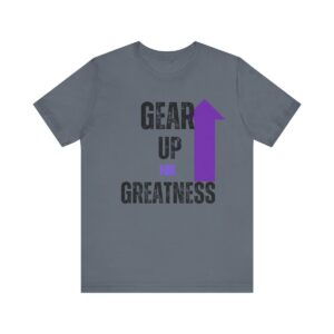Gear Up for the Journey Short Sleeve Tee - Purple Arrow