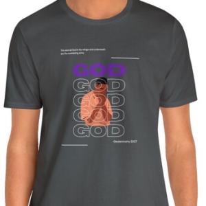 Deut. 33:27 Black Male Head Down Praying